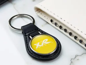 XXR Porte-clés Cuir Dôme Qualité Sup Design Course